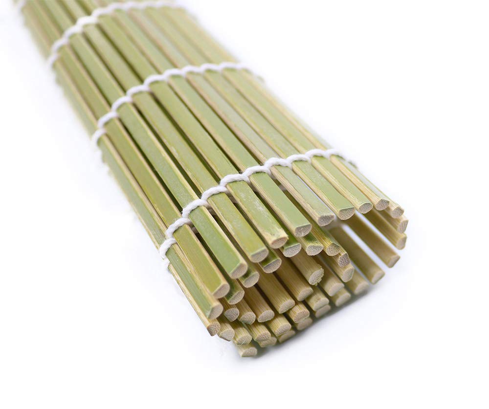 HTB Bamboo Sushi Sushi Thick Bamboo Green Sushi For Making Sushi Cherry Blossom Viewing Roll, 24x24cm, Antibacterial, Roll, Ehomaki, Ehomaki,
