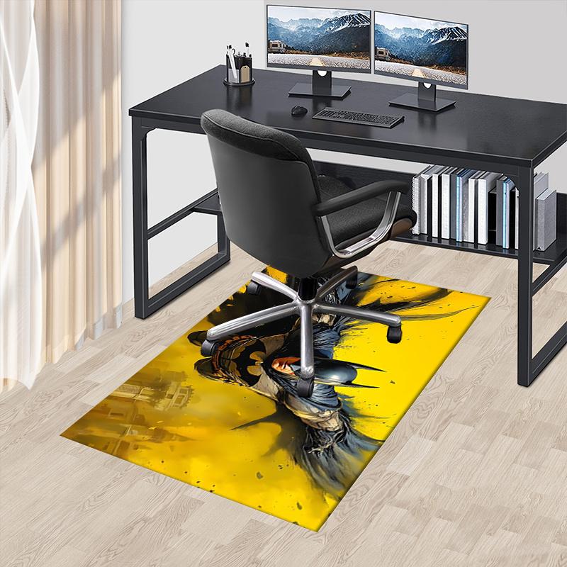 

Batman,Dynamic Office Carpet Chair Mats, Home Decor Dormitory Floor Protector With Anti-Skid Backing, Large Area Coverage, Christmas Decorat 60cm by 90cm