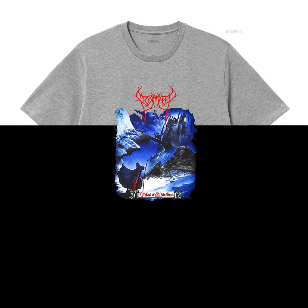 NEW Stormkeep Tales of Othertime American Melodic Black Music Logo T Shirt S 4XL vintage Washed Casual Breathable Versatile