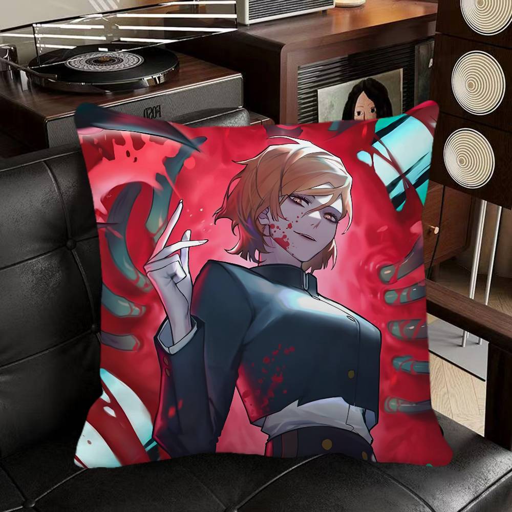 Kugisaki Nobara Anime Pillow Case Square Pillow Bedroom Sofa Leisure Comfort Cushion Car Home Decoration