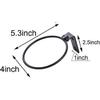 3pcs Foldable Wall Mounted Flower Pot Holder Ring, Metal Wall Ring Holder With Screws, For Fixing Flower Pot Hooks (4 Inches)