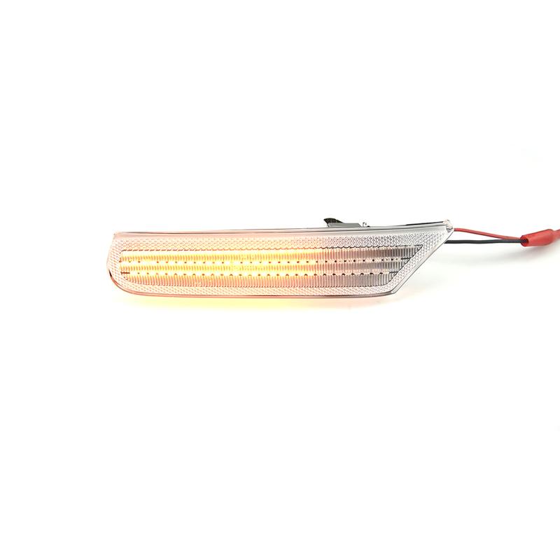 2 Stück LED Auto Seitenmarkierungsleuchte Sequenzieller Blinker Carrera GT2 GT3 Dynamisch Bernstein Für Porsche 911 Boxster Typ 996 986