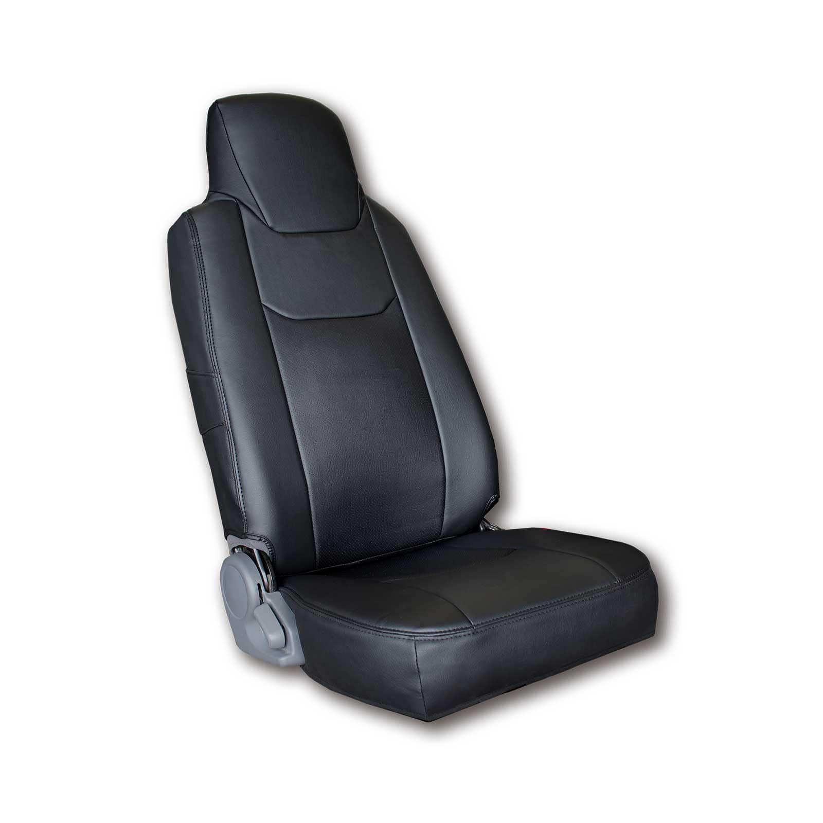 

Чехол на сиденье Azur для Toyota Dyna Стандартная кабина 200-й серии 2003 года только с интегрированным сиденьем (1т-1.75т) (С августа и далее) Подголовник, водительский чёрный