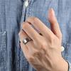 Tigrade 4/6/8/10mm Silver Color Men's Titanium Ring Brushed Man Wedding Band Engagement Rings Male Jewelry Couple Anel Feminino