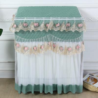 Thickened Lace Old-fashioned Double Drum Washing Machine Cover Dust Proof Sun Proof Home Decor Protector Washing Machine Covers