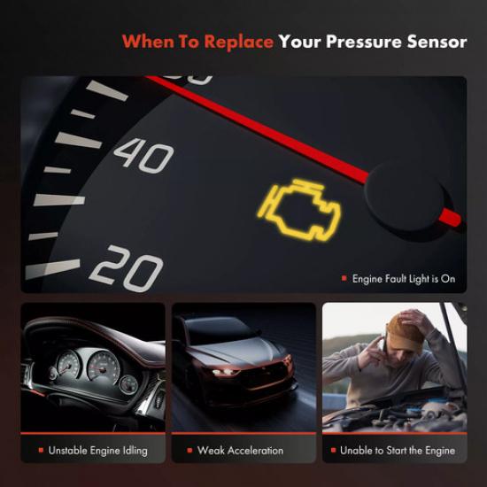 OEM New MAP Manifold Pressure Sensor For Chevry GMC Isuzu Buick Pontiac 16212460