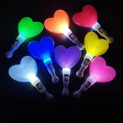 Stick luminos cu LED în formă de stea de inimă, tub de aplauze pentru concerte