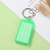 10-50pcs Colorful Plastic Keychain Key Tags Label With Split Ring For Diy Numbered Name Baggage Tag Id Label Name Tags