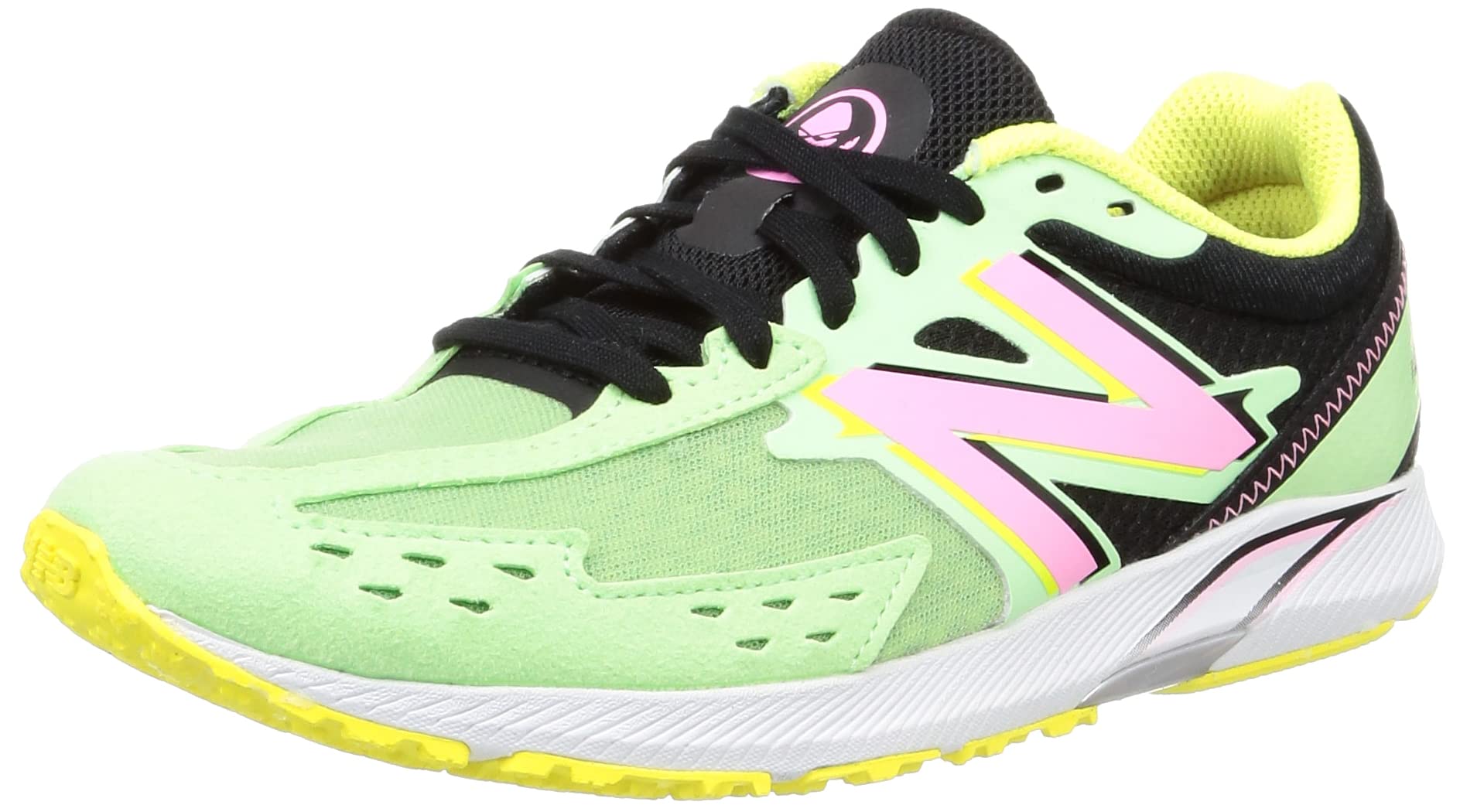 

Кросівки для бігу NB HANZO R R4 см B [New Balance] (Зелений/Чорний) 22.5