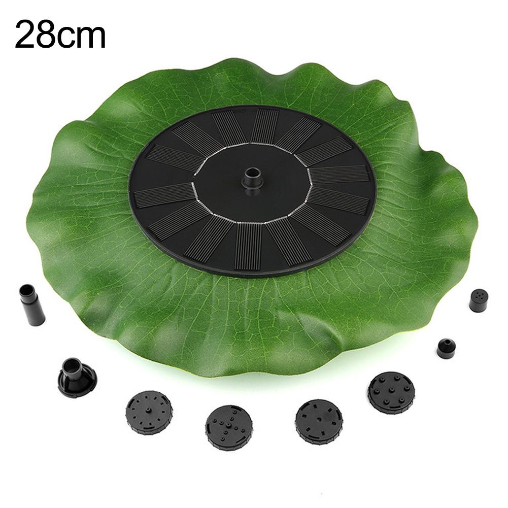 

Lotus Leaf Themed Solar Fountain Pump for Garden Pool Bird Bath Decoration with Adjustable Spray Height and Pattern Options China Mainland