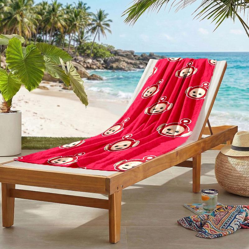 Teletubbies Fashion Beach Towel: Ideal for Summer Adventures Soft, absorbent and quick drying suitable for swimming and bathing