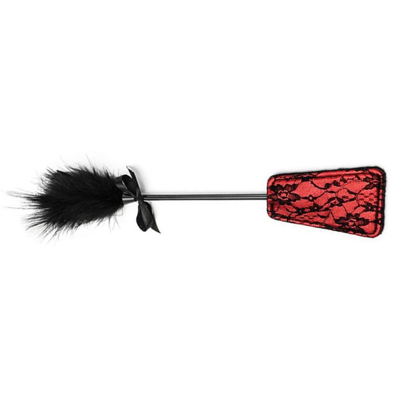 Bdsm Feather Tickled Whip Bondage Erotic Punish Fetish Leather Spanking Paddle Play Flogger