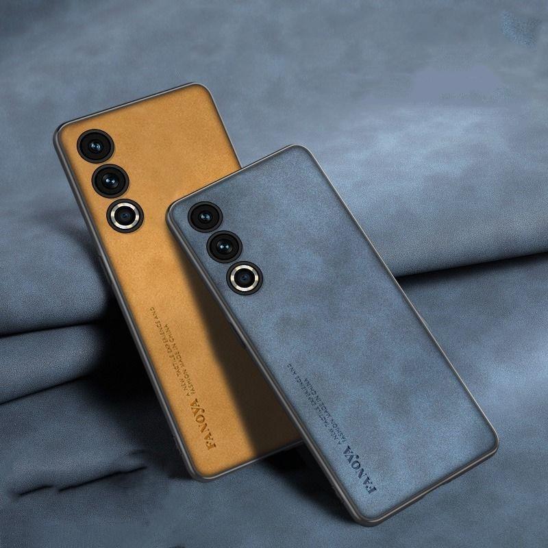 For Meizu 21 Skinsheep Leather Case Cover For Meizu 21 Pro 21pro Matte Silicone Full Protection Shockproof Soft Bumper