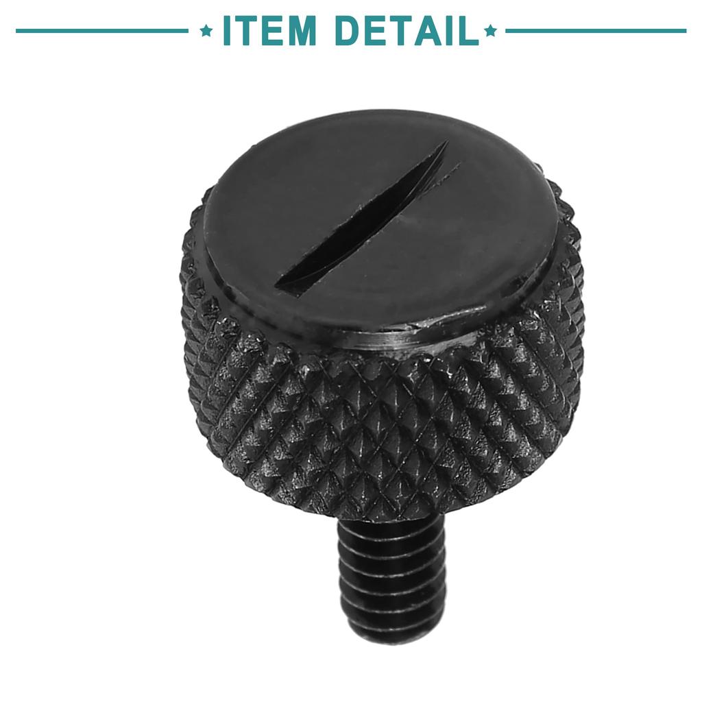 ACROPIX Motorcycle Rear Back Seat Mount Bolt Screw 6mm-20 Screw Black 1pcs