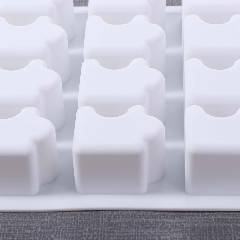 3D Puzzle Mousse Mold 20 Holes Cake Mold Soap Baking Mould  Kitchen