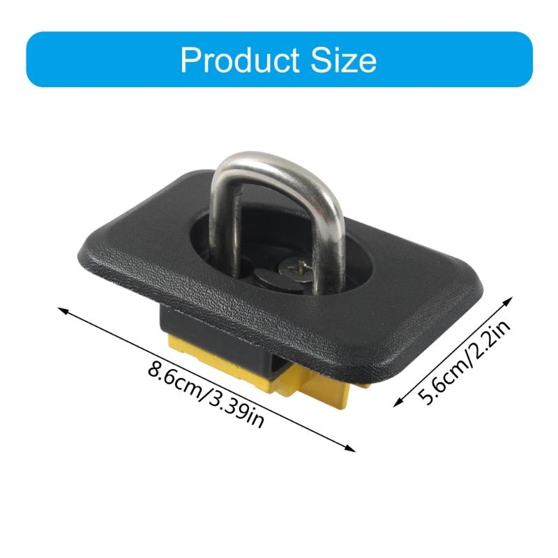 Robustní výsuvné kotvicí body Univerzální kotvicí body pro zajištění nákladu v korbě nákladního vozidla sada s kroužky pro zajištění nákladu v korbě nákladního vozidla