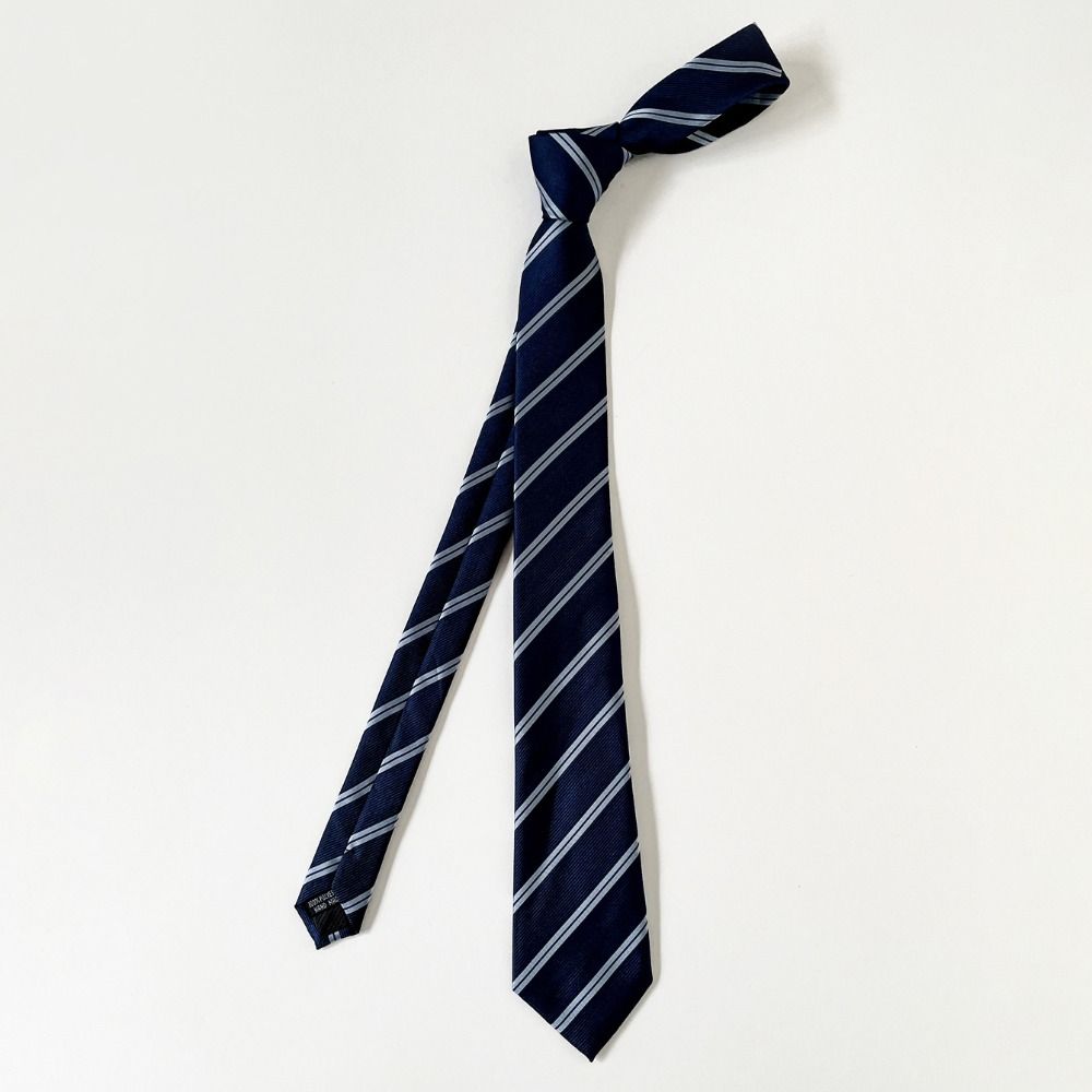 Korean Striped Tie Printed Belt Accessories Simple Shirt Tie Decoration  Men