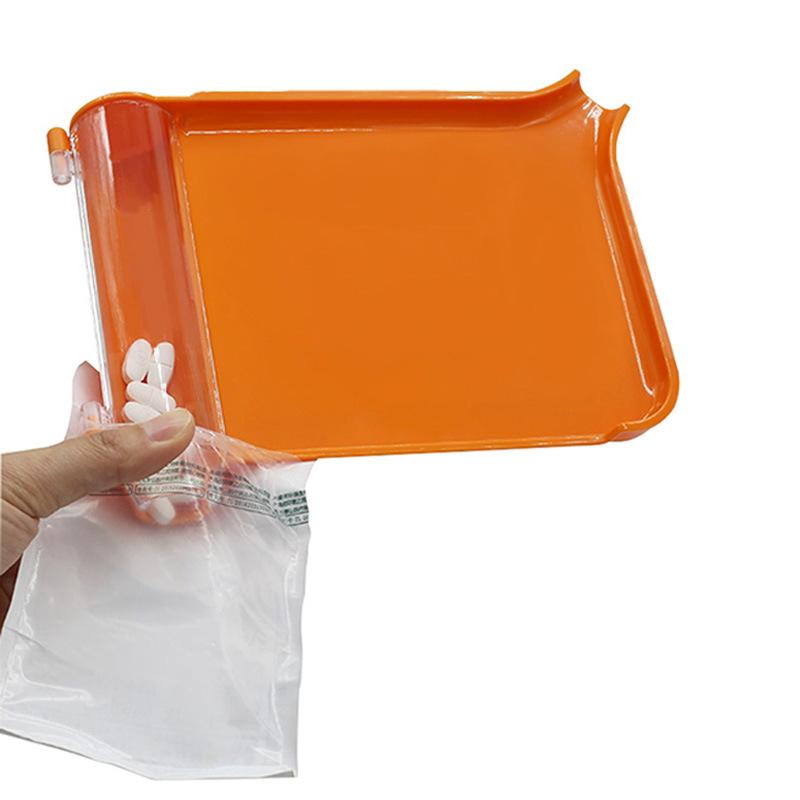 Pill Counting Tray With Spatula Pharmacy Right Hand Counter Tray Medications Plastic Medicine For Counting Pill
