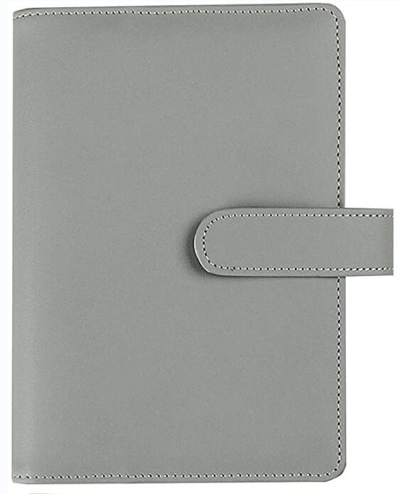 NOWY Macaroon Color A6/A5 PU Leather DIY Binder Notebook Cover Diary Agenda Planner Paper Cover School Paperwear