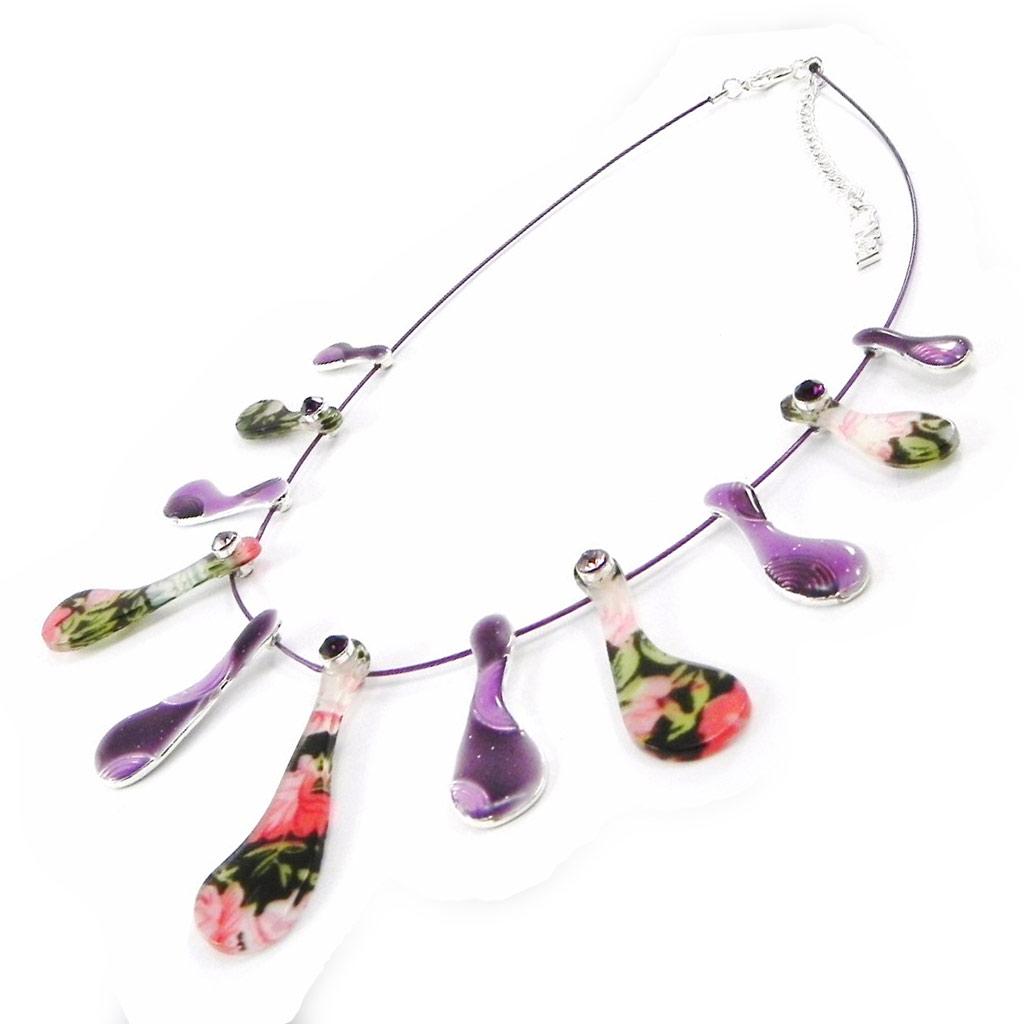 NOA [I5343] - Collier Créateur 'Liberty' violet