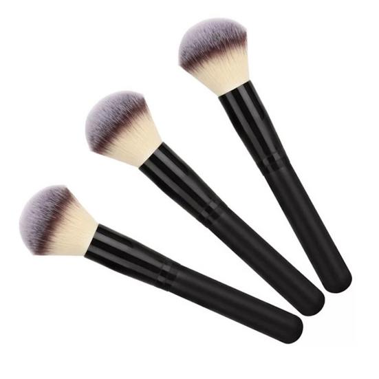 Women Wooden Soft Loose Powder Blusher Makeup Brush Face Cosmetic Beauty Tool