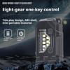 2025 New Multifunctional COB Flashlight Ajustable Angle Light Camping LED Outdoor Magnetic Portable Keychain Lamp Torch War Y6Q9