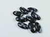 39Cts AAA Natural Snowflake Obsidian Oviod Cabochon Gemstone 9Pcs Lot 8X16MM RQ-2004