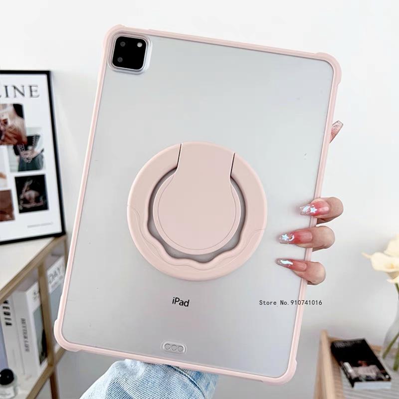 360 Rotating Stand Case for IPad Air 13 11 2024 Pro 12.9 Handheld Cover IPad 10.2 7th 8th 9th 10th 10.9 Air 3 4 5 Mini 6 7 Funda