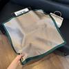 New silk scarf women's fashion versatile high-end small square scarf Korean version neck protection scarf spring and autumn retro scarf binding bag