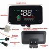 Plastic Speedometer Screen 48V 60V 72V Instrument Control Panel  Universal