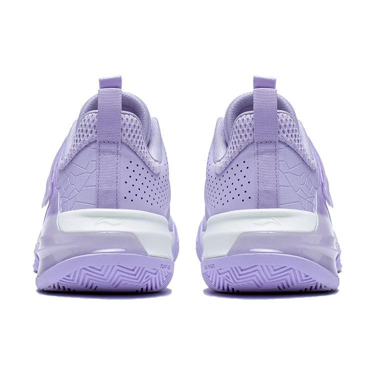 New LiNing Liren3 TEAM Durable Breathable Low Top Basketball Shoes Men's Light Velvet Purple ABAS095-2