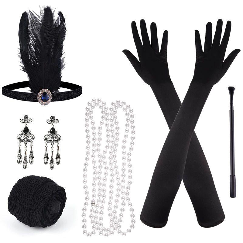 

Мода 1920 Ретро Гэтсби Выпускные платья Танцевальное платье круглый вырез Пайетки Жемчужная вышивка Кисточки Жилет Платье Большого размера Accessories 11 M