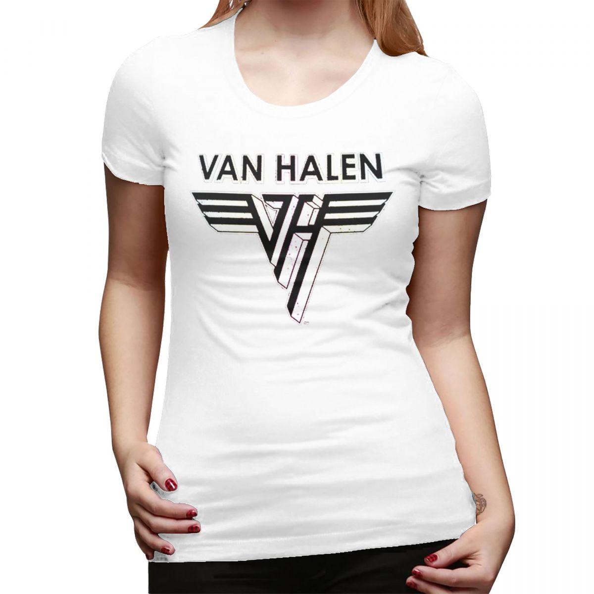 

Van Halen 5150 Logo TShirt for Women Crew Neck Streetwear T Shirts Womens Short Sleeve Summer Clothes Tops S