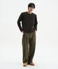 TRIP LE SENS Wool Mixed Color Crop Round Knit_Brown Mix