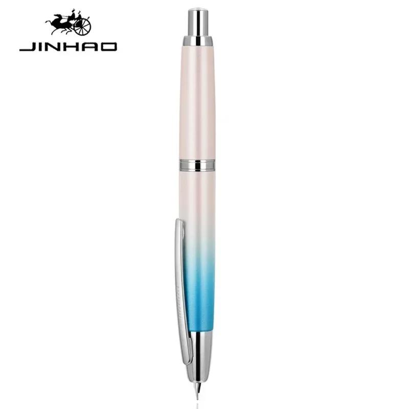 NEW Color Gradient Matcha ! JINHAO 10 Press Fountain Pen Retractable EF F Metal School Office Supplies Stationery PK A1 A2