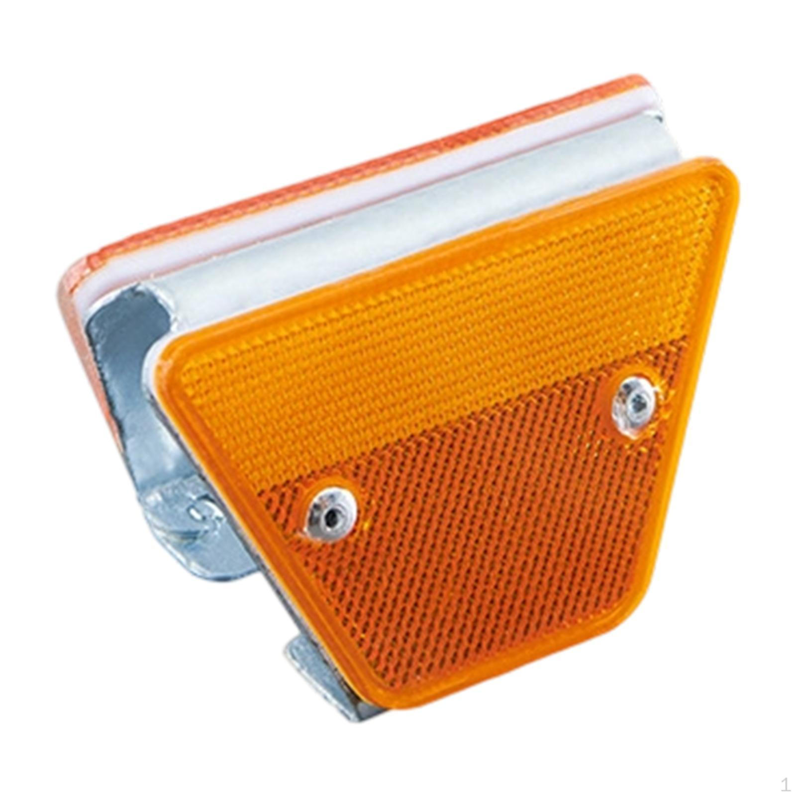 

Светоотражающий маркер ограждения Светоотражатель для подъездной дороги Легко установить Безопасность Улучшенная ночная видимость Yellow