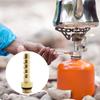 3Pcs Flat Gas Tank Gate Adapter Practical LPG Cylinder Tube Conversion Joints Gas Tank Joint for Camping Cooking