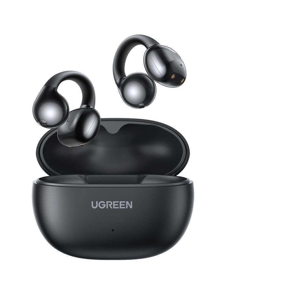 UGREEN Wireless Bluetooth Ear Cuffs with and AI Noise Cancellation for Fully IPX5 Up To 30 Hours of Earbuds 5.4 Hi-Fi Sound, ENC, Calls. [Open-Ear,