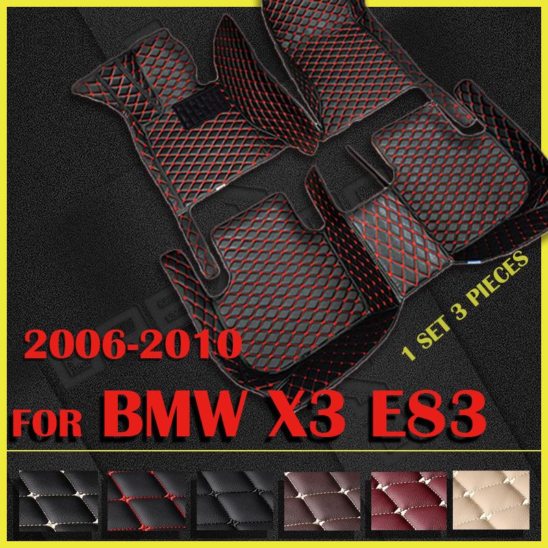 

Автомобильные коврики для BMW X3 E83 2006 2007 2008 2009 2010, автомобильные подушечки для ног, автомобильный ковер, интерьер