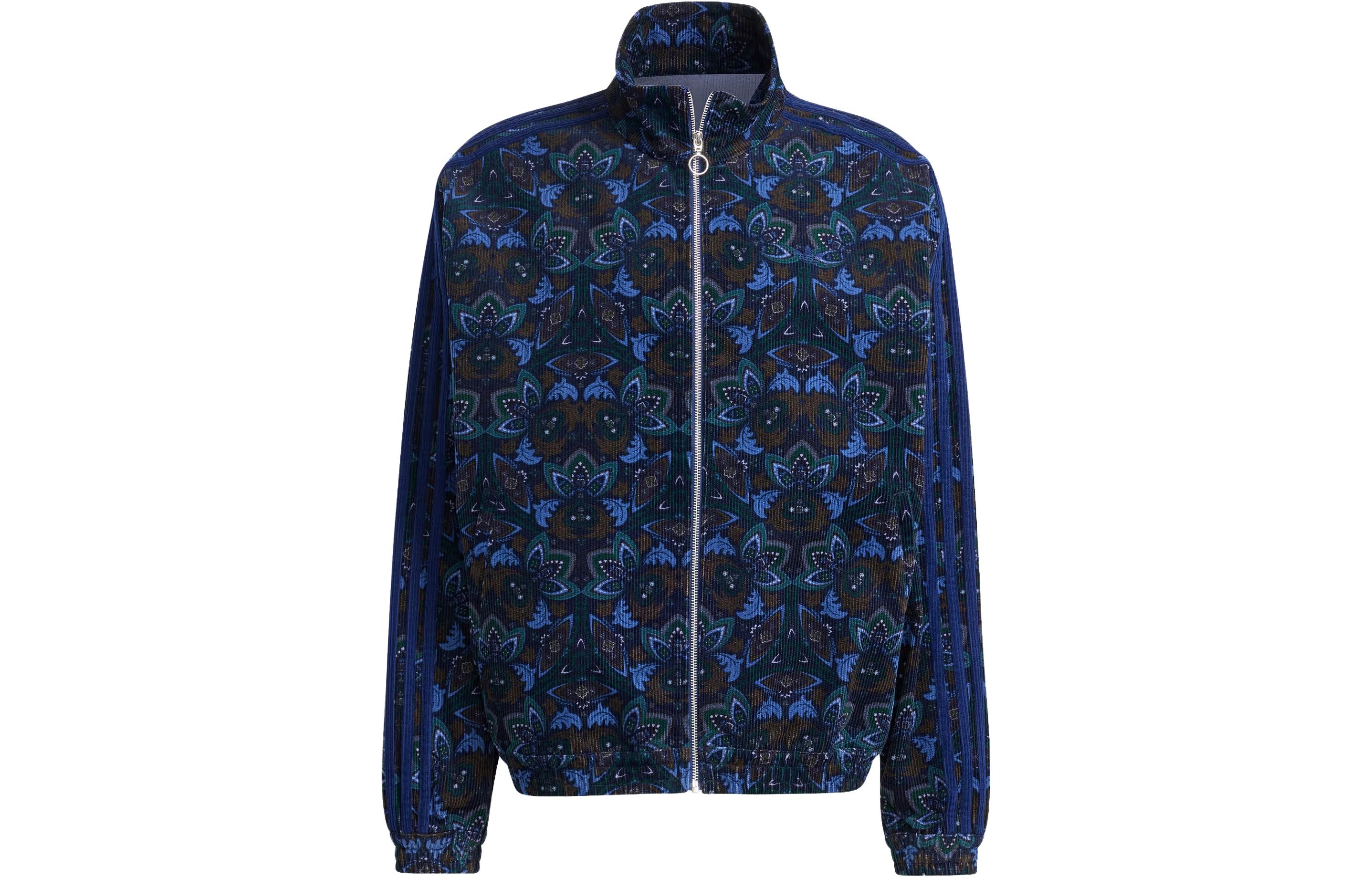 Adidas Originals Jackets Men s Dark Blue Stand Collar Moderate Workwear IS5274 S