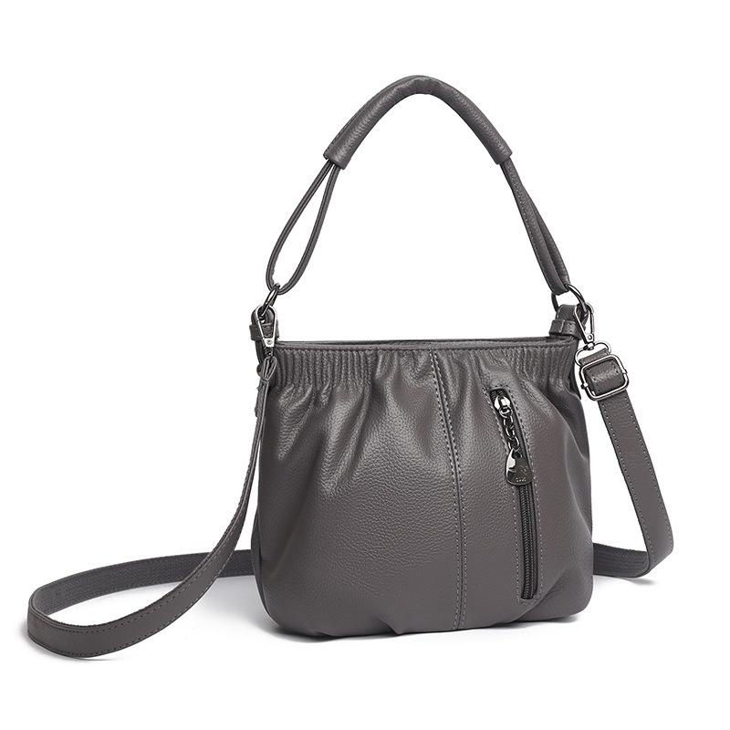 Handbag bag women's new fashion versatile messenger bag large capacity simple shoulder bucket bag