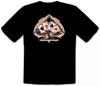 Hot Rod Poker Rockabilly Tattoo BLACK T-Shirt -293-