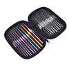 22Pcs Multicolour Aluminum Crochet Hook Knitting Needle Set Weave Craft Yarn,
