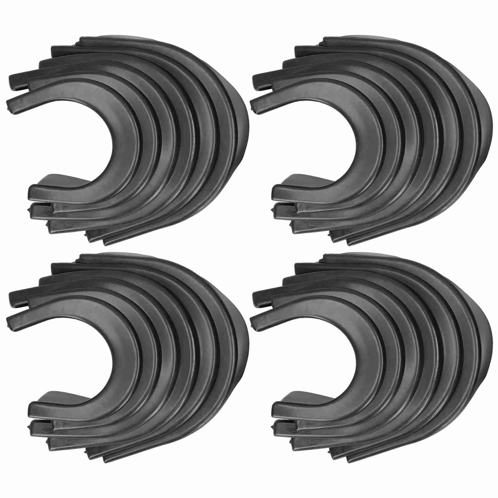 

4 комплекта угловых вкладышей для бильярдного стола, сменный кий, спортивный аксессуар черного цвета