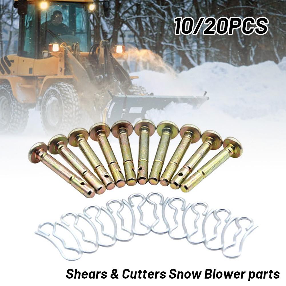 2/10/20Pcs Shear Pins&Cotters For For SnowBlowers 738-04124A 714-04040 Outdoor Garden Snow Blowers Parts