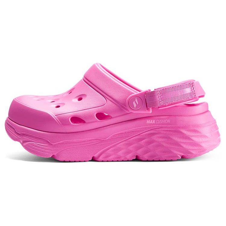 Skechers Dolphin Bubble Shoes Simple Comfortable Clogs Women Shoes Red 111268-HPK 39