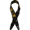 Fender Swell Neoprene Strap Black Yellow Brown 2.5 Inch Instrument Accessory Canada Made