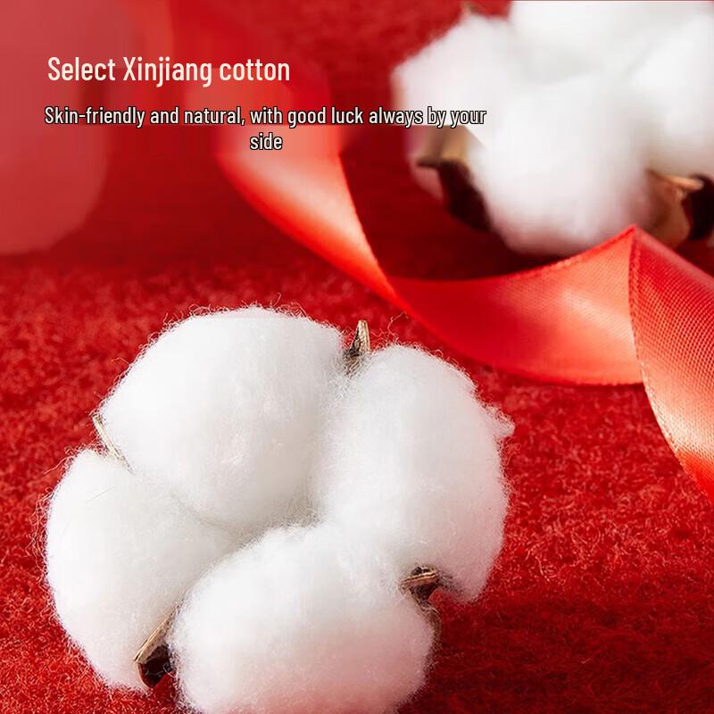 Lonsa Men's Red Auspicious Boxer Briefs with Socks