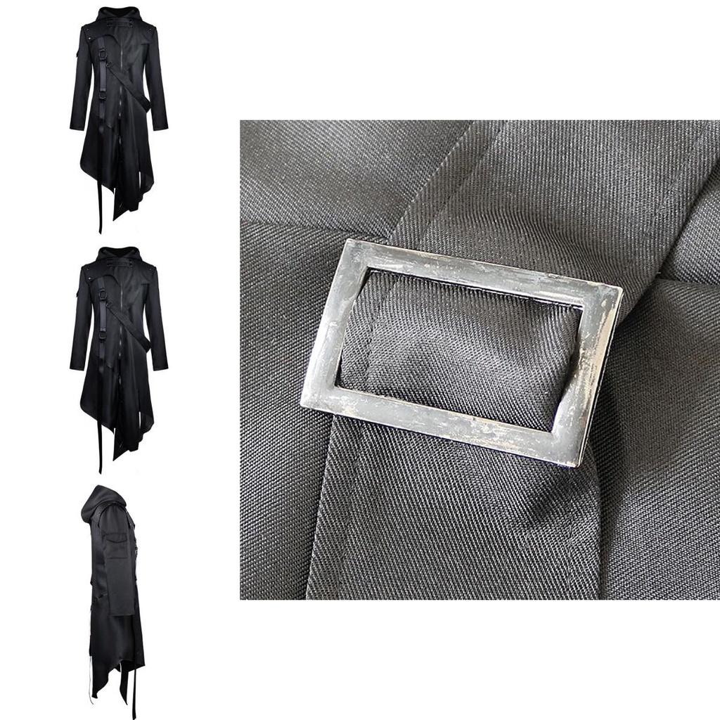 Elegante Chaqueta Frac Gótica Para Hombres Disfraz de Cosplay Perfecto Uniforme de Halloween