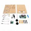 DIY Wooden Drone Model Kit Remote Control Aircraft Training RC Quadcopter Beginner Friendly Flying Toys Assembled Kit